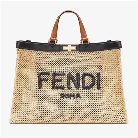 fendi bag summer raffia|raffia tote bags for women.